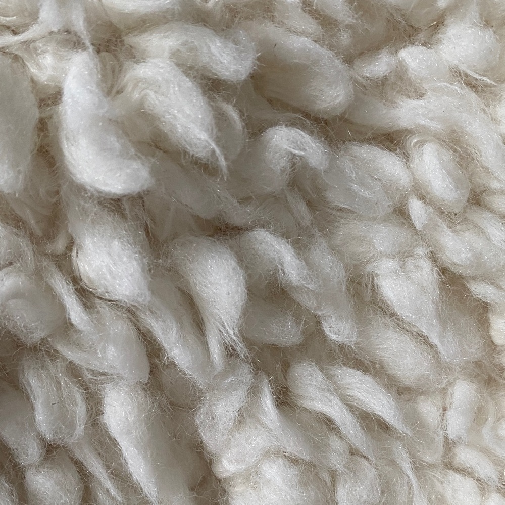 Women's White Faux Fur Jacket - Picture 3 of 5